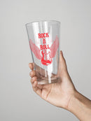 Rock N' Roll Guitar Pint Glass -SPIdeals Designs
