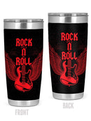 Rock N' Roll Guitar Tumbler -SPIdeals Designs