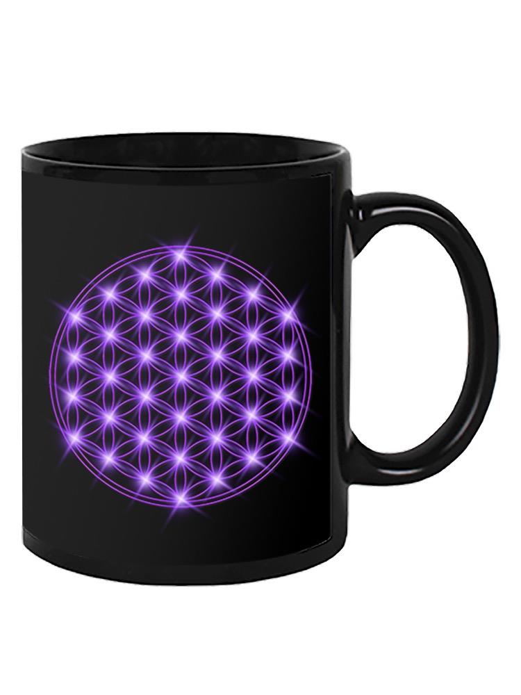 Purple Circle With Pattern Mug -SPIdeals Designs