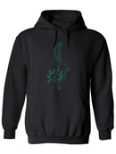 Axolotl Outline Hoodie -SPIdeals Designs