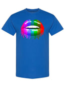 Rainbow Colored Lips. T-shirt -SPIdeals Designs
