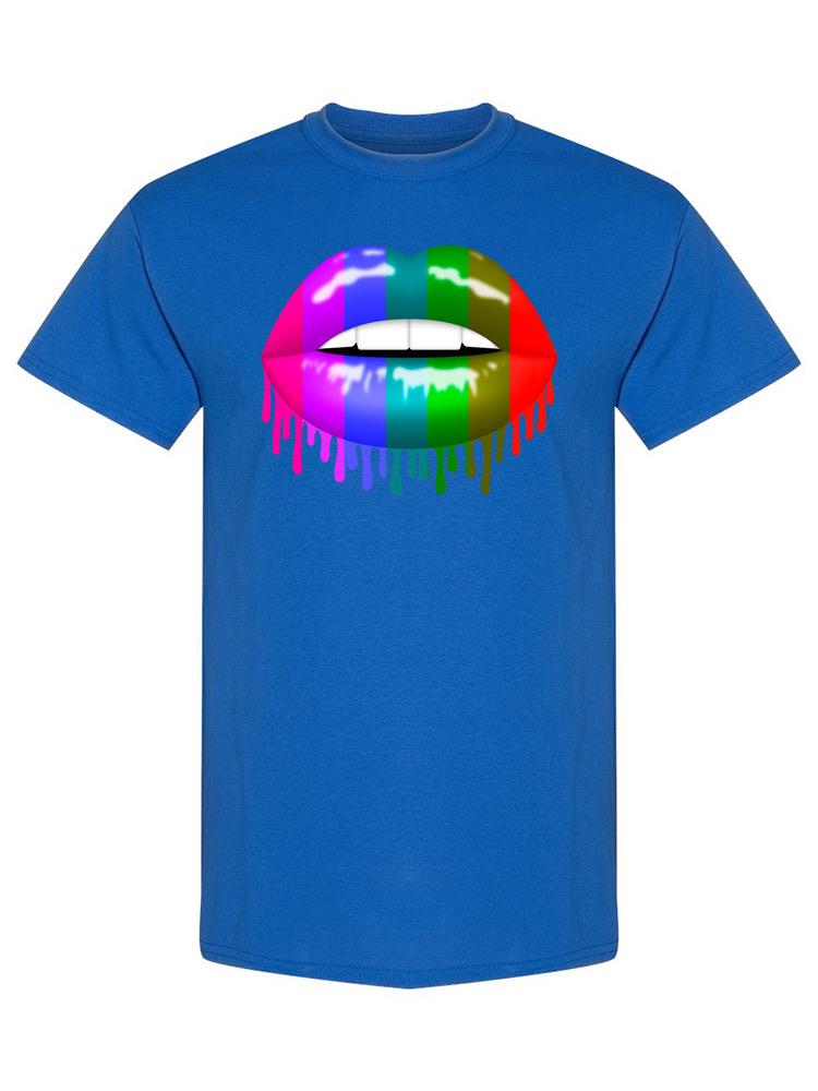Rainbow Colored Lips. T-shirt -SPIdeals Designs
