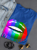 Rainbow Colored Lips. T-shirt -SPIdeals Designs