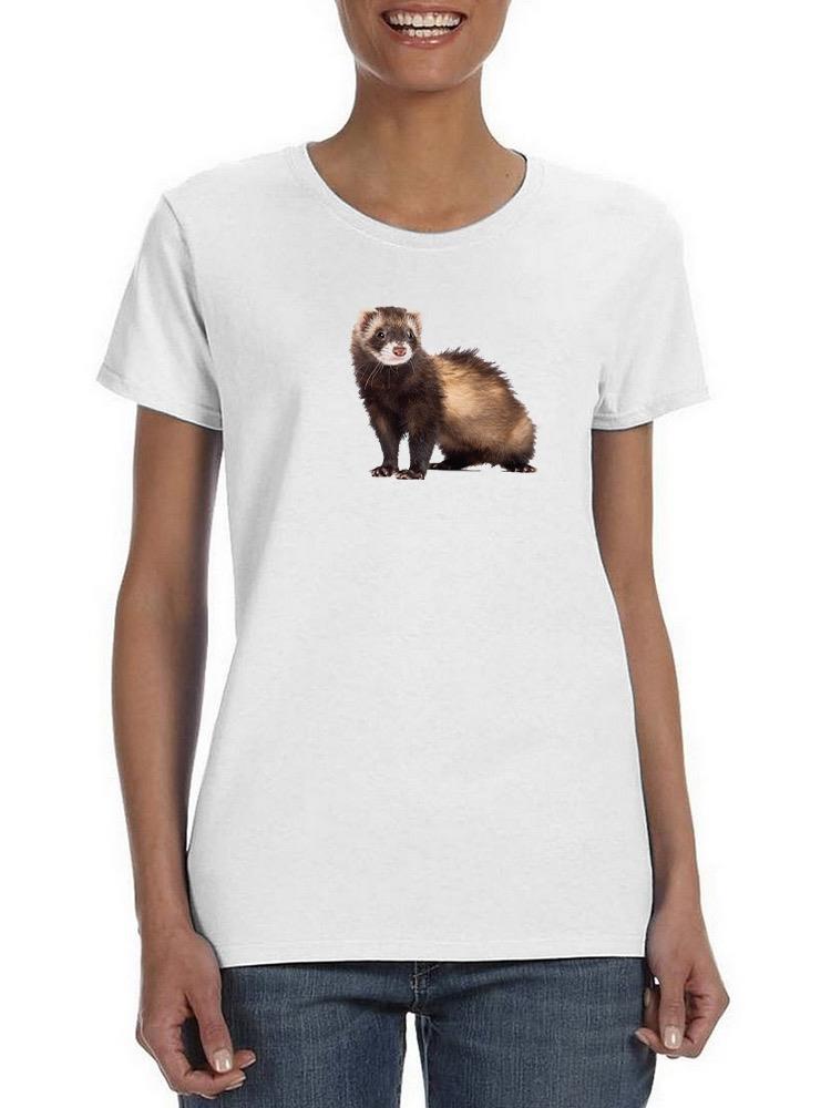 Ferret Portrait T-shirt -SPIdeals Designs
