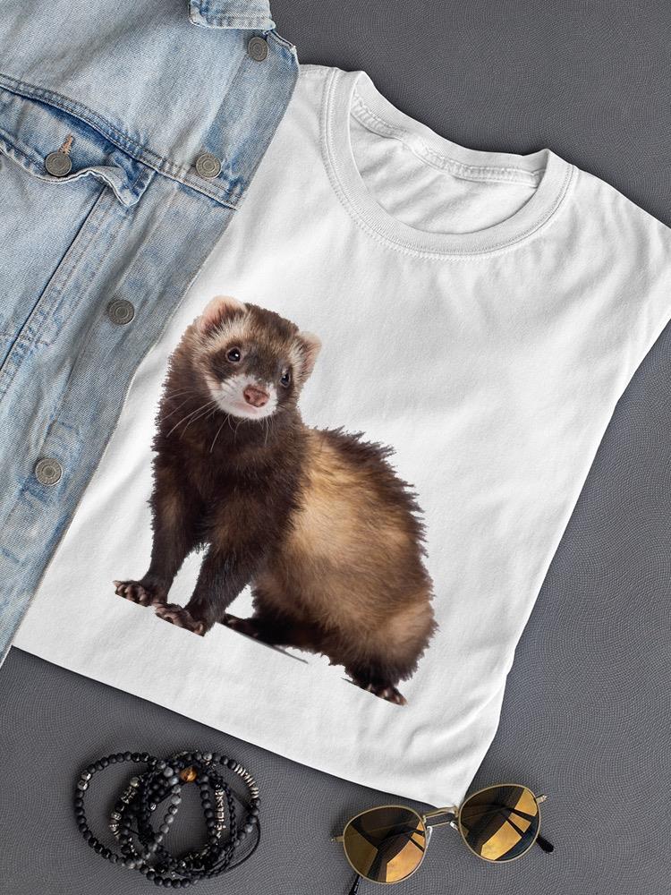 Ferret Portrait T-shirt -SPIdeals Designs