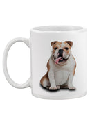 English Bulldog Sitting Mug -SPIdeals Designs