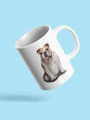English Bulldog Sitting Mug -SPIdeals Designs