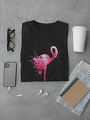Paint Flamingo T-shirt -SPIdeals Designs