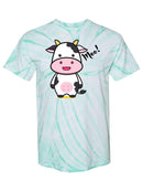 Moo! Tie Dye Tee -SPIdeals Designs