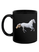White Horse Galloping Mug -SPIdeals Designs