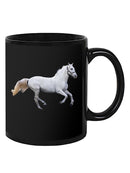 White Horse Galloping Mug -SPIdeals Designs