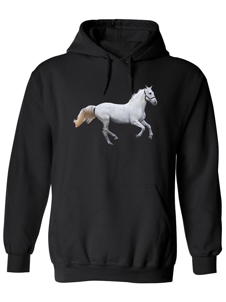 White Horse Galloping Hoodie -SPIdeals Designs