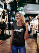 White Horse Galloping T-shirt -SPIdeals Designs