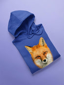 Red Fox Face Hoodie -SPIdeals Designs