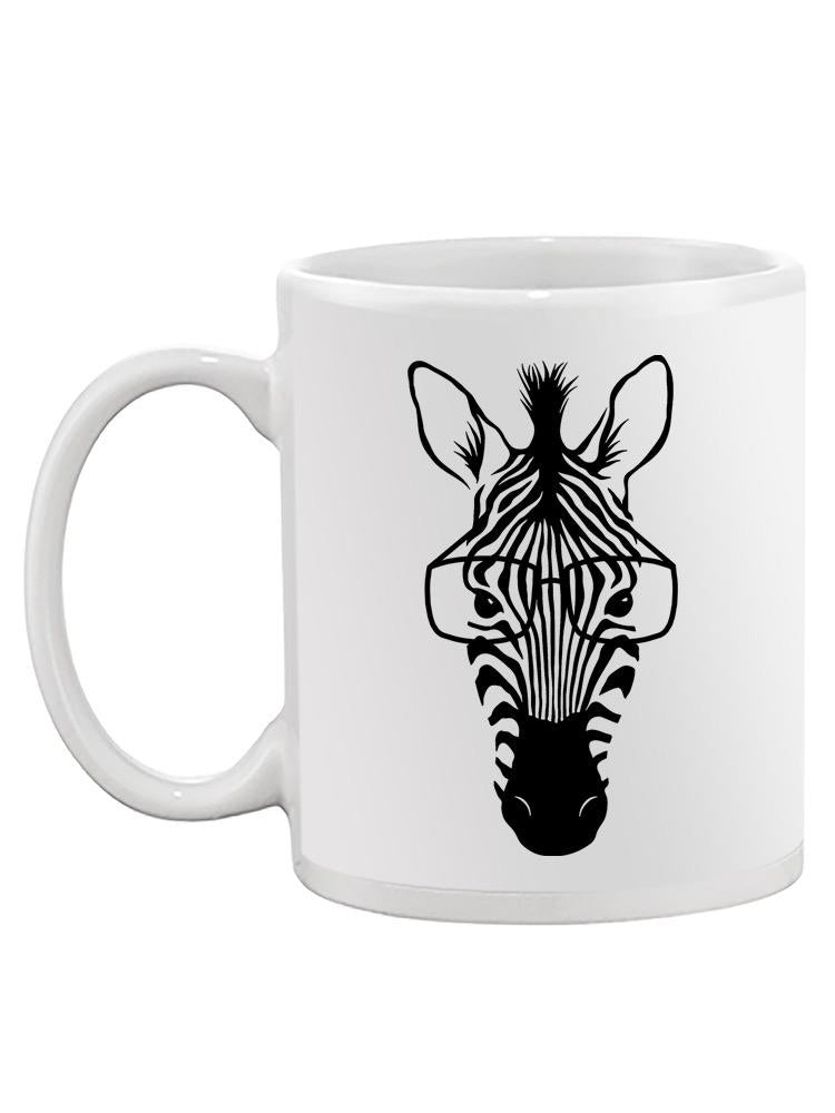 Zebra With Glasses Mug -SPIdeals Designs