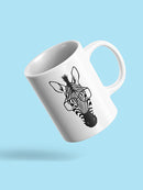 Zebra With Glasses Mug -SPIdeals Designs