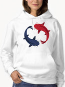 Two Koi Fish Hoodie -SPIdeals Designs