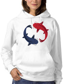 Two Koi Fish Hoodie -SPIdeals Designs