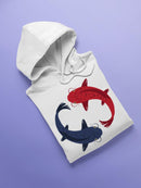Two Koi Fish Hoodie -SPIdeals Designs