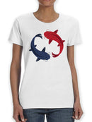 Two Koi Fish T-shirt -SPIdeals Designs
