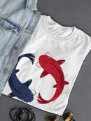 Two Koi Fish T-shirt -SPIdeals Designs