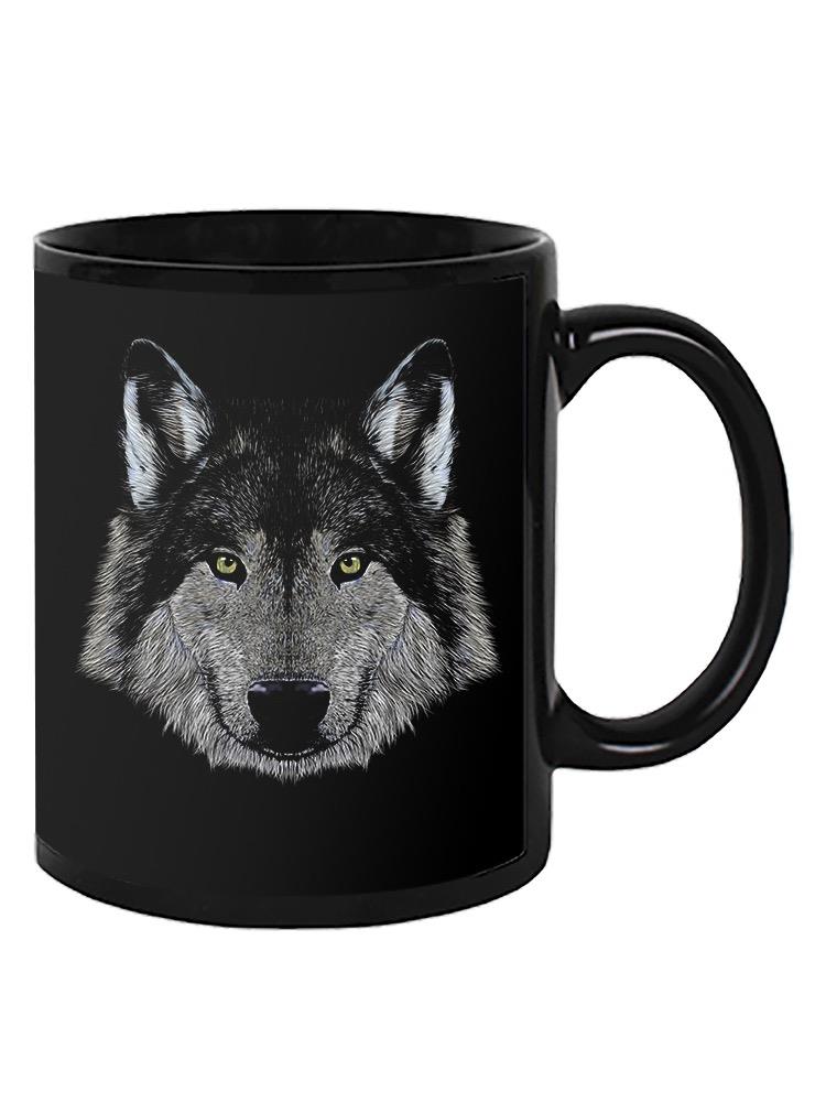 Wolf Face Portrait Mug -SPIdeals Designs