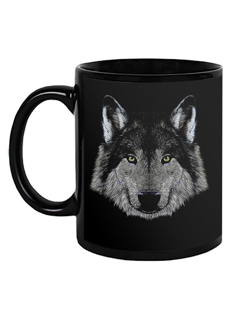 Wolf Face Portrait Mug -SPIdeals Designs