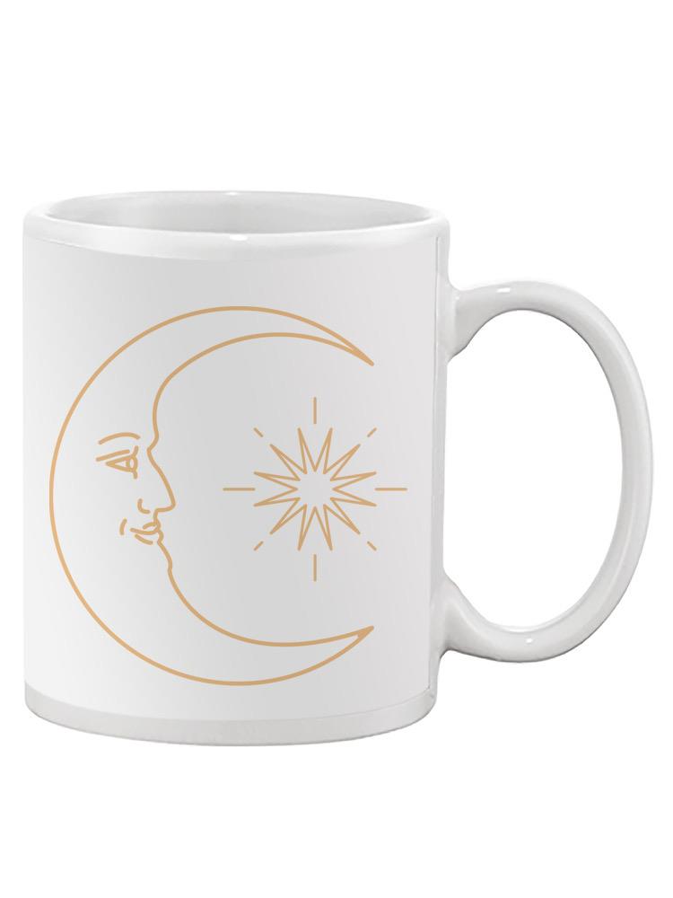 Moon And Star Mug -SPIdeals Designs