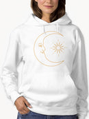 Moon And Star Hoodie -SPIdeals Designs