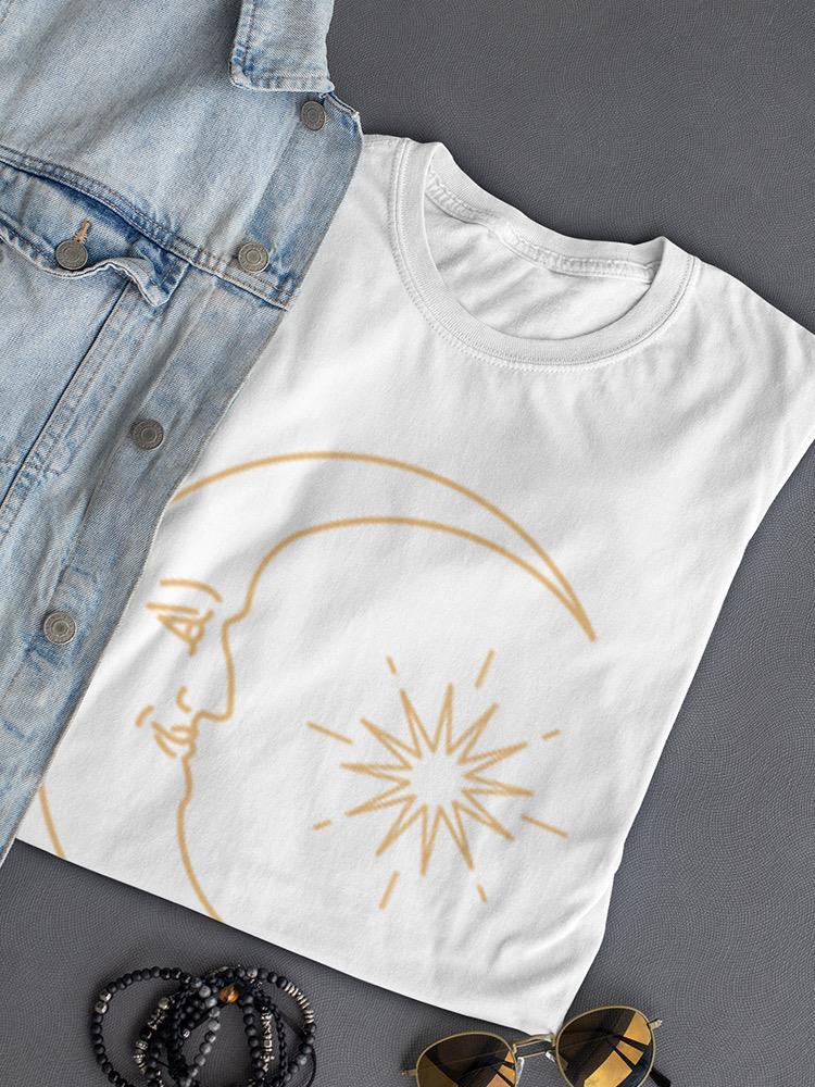 Moon And Star T-shirt -SPIdeals Designs