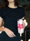 A Flamingo Flower Tumbler -SPIdeals Designs