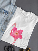 Flamingo Flower T-shirt -SPIdeals Designs