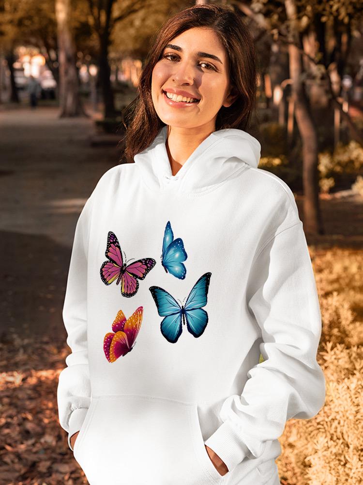 Many Butterflies Hoodie -SPIdeals Designs