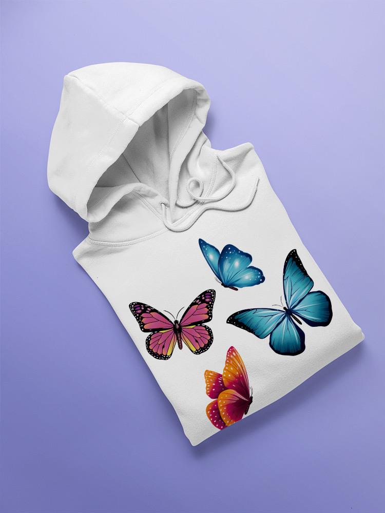 Many Butterflies Hoodie -SPIdeals Designs