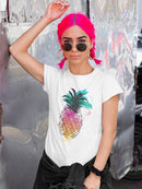 Colorful Pineapple T-shirt -SPIdeals Designs