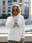 Yorkie Dog Leaning Hoodie -SPIdeals Designs