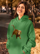 Running Dachshund Hoodie -SPIdeals Designs