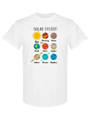 The Solar System Planets T-shirt -SPIdeals Designs