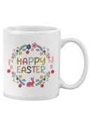Happy Easter Wreath Mug -SPIdeals Designs