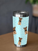 York Dog Puppy Sitting Tumbler -SPIdeals Designs