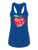 Back To School Apple Racerback Tank -SPIdeals Designs