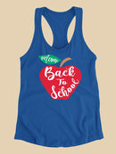 Back To School Apple Racerback Tank -SPIdeals Designs