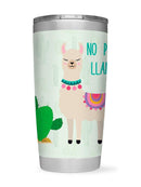 No Prob Llama And Cactus Tumbler -SPIdeals Designs