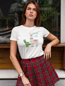 No Prob Llama Cactus T-shirt -SPIdeals Designs