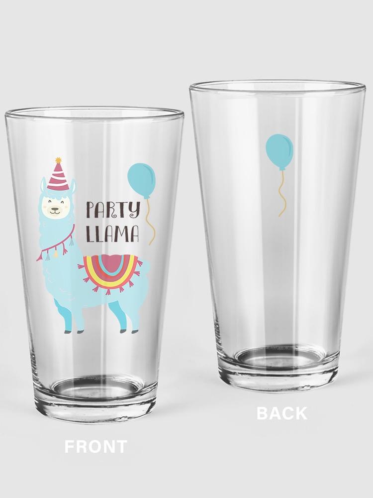 Party Llama. Pint Glass -SPIdeals Designs