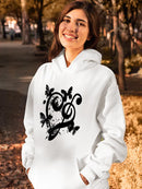 Black Butterflies Hoodie -SPIdeals Designs