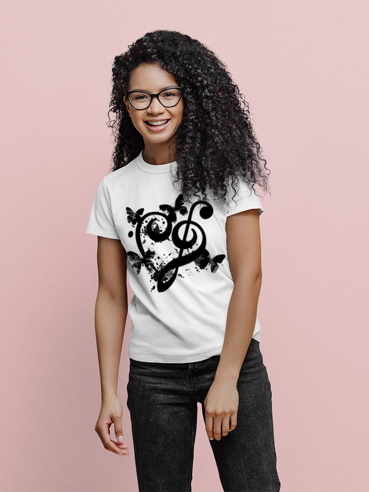Black Butterflies T-shirt -SPIdeals Designs