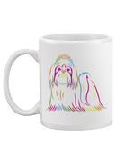 Colorful Dog Portrait Mug -SPIdeals Designs