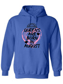 Queens Born In August Hoodie -SPIdeals Designs