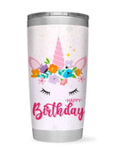 Birthday Unicorn Tumbler -SPIdeals Designs